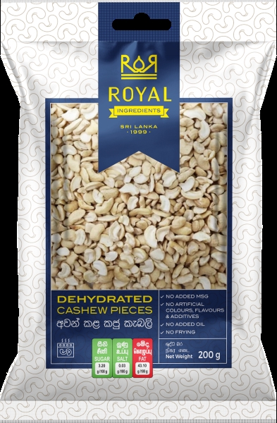 200g Dehydrated Cashew Pieces Pack